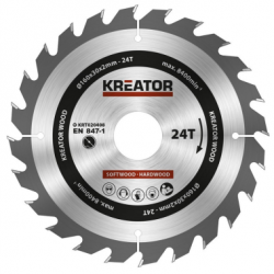 Zāģa ripa kokam 160x30x2mm, 24 zobi Kreator Zāģa ripa kokam 160x30x2mm, 24 zobi Kreator
